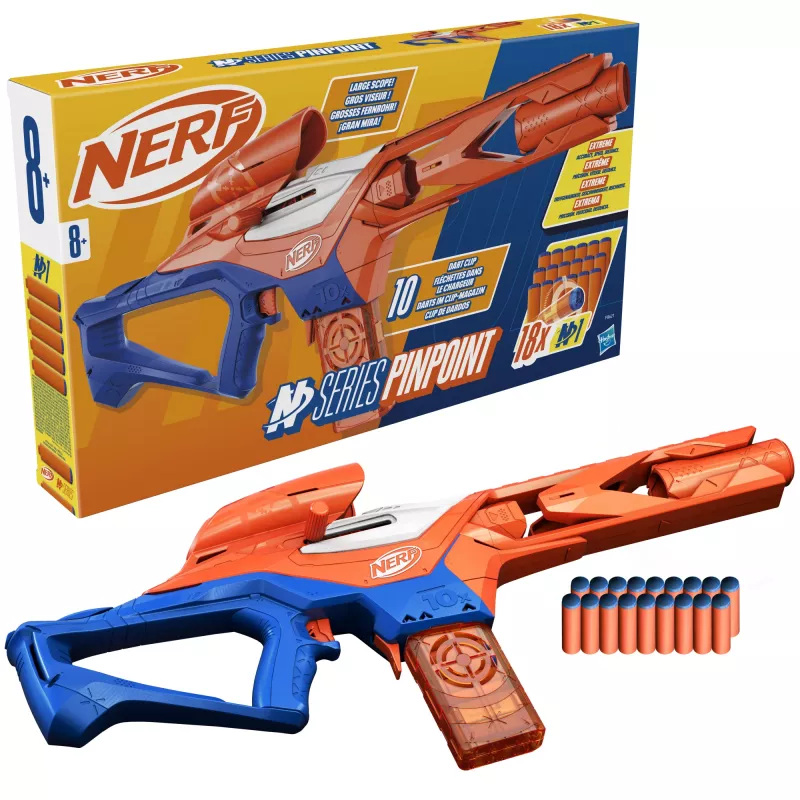 Šaujamierocis NERF Nerf N Series Pinpoint Blue Orange 8+