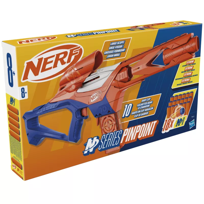 Šaujamierocis NERF Nerf N Series Pinpoint Blue Orange 8+