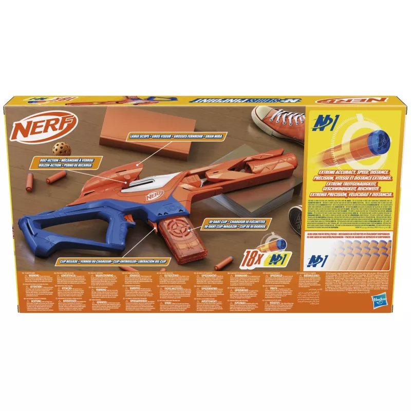 Šaujamierocis NERF Nerf N Series Pinpoint Blue Orange 8+