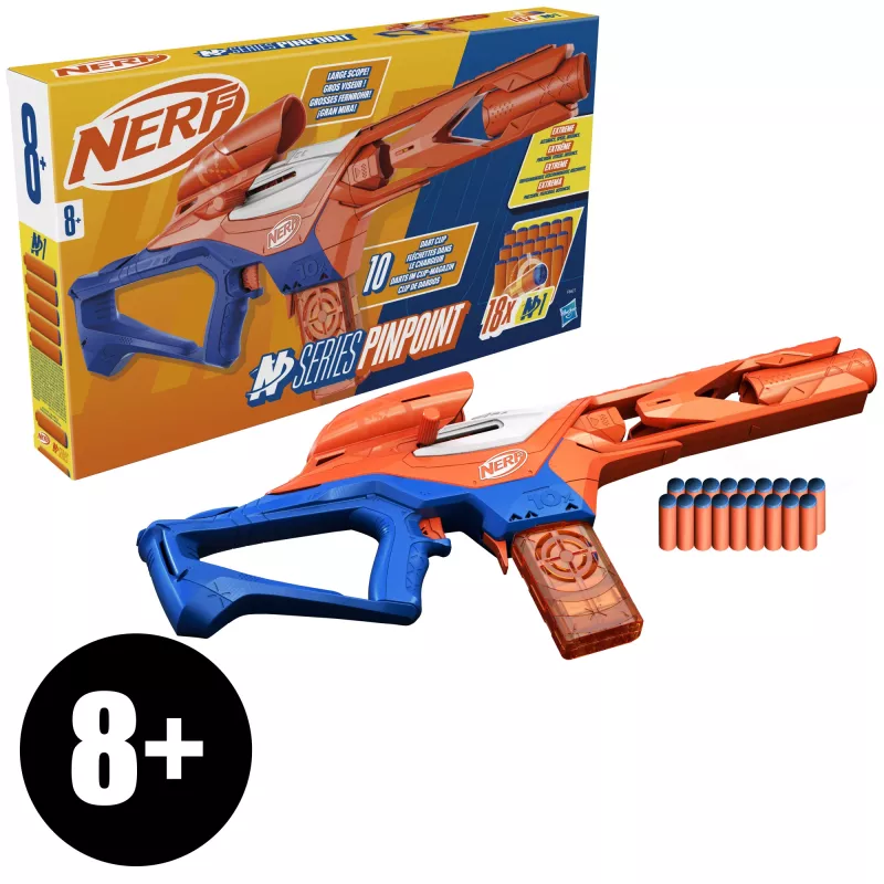 Šaujamierocis NERF Nerf N Series Pinpoint Blue Orange 8+