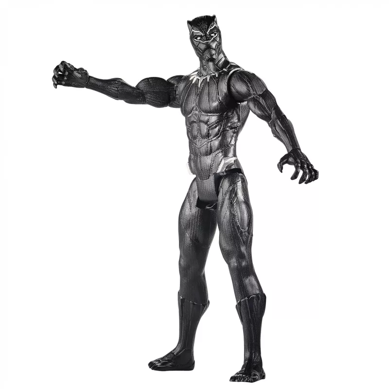 Marvel Avengers Titan Hero Black Panther Figūra, 4 gadi, Daudzkrāsains, Plastmasa