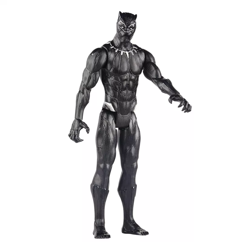 Marvel Avengers Titan Hero Black Panther Figūra, 4 gadi, Daudzkrāsains, Plastmasa
