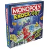 Monopoly Knockout ģimenes ballīšu spēle, ātri spēlējama galda spēle vecumam no 8 gadiem, 2-8 spēlētājiem, 20 minūtes