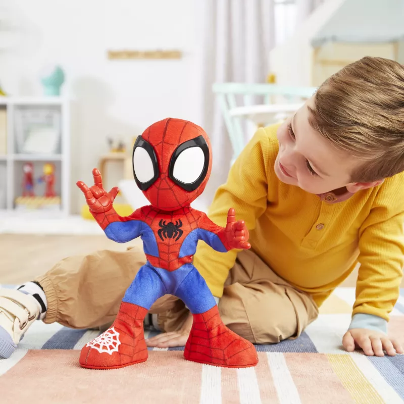 Marvel Spidey un Viņa Brīnišķīgie Draugi Dance 'N Crawl Spidey, interaktīva mīkstā rotaļlieta ar mūziku un skaņām