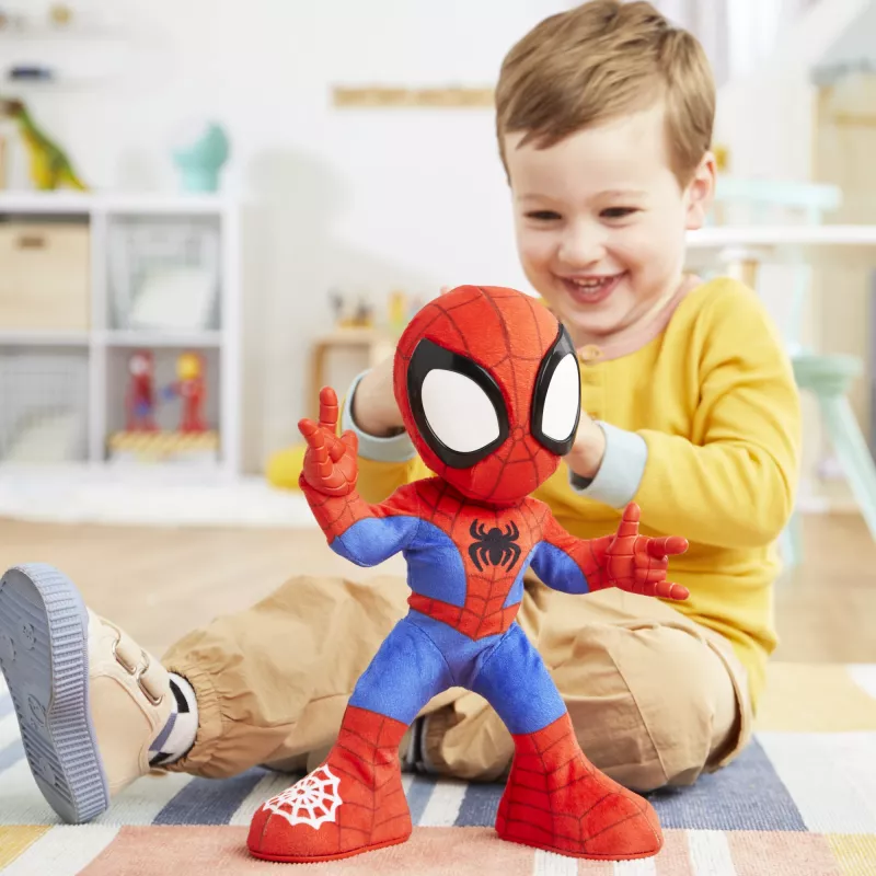 Marvel Spidey un Viņa Brīnišķīgie Draugi Dance 'N Crawl Spidey, interaktīva mīkstā rotaļlieta ar mūziku un skaņām
