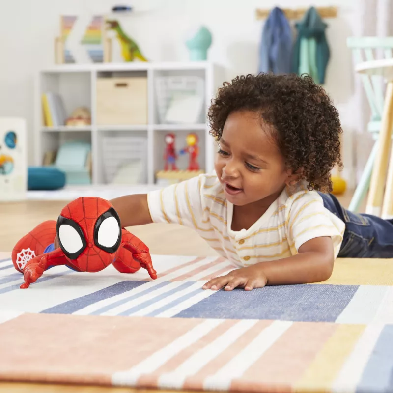 Marvel Spidey un Viņa Brīnišķīgie Draugi Dance 'N Crawl Spidey, interaktīva mīkstā rotaļlieta ar mūziku un skaņām