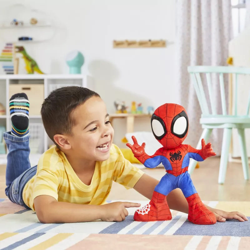 Marvel Spidey un Viņa Brīnišķīgie Draugi Dance 'N Crawl Spidey, interaktīva mīkstā rotaļlieta ar mūziku un skaņām