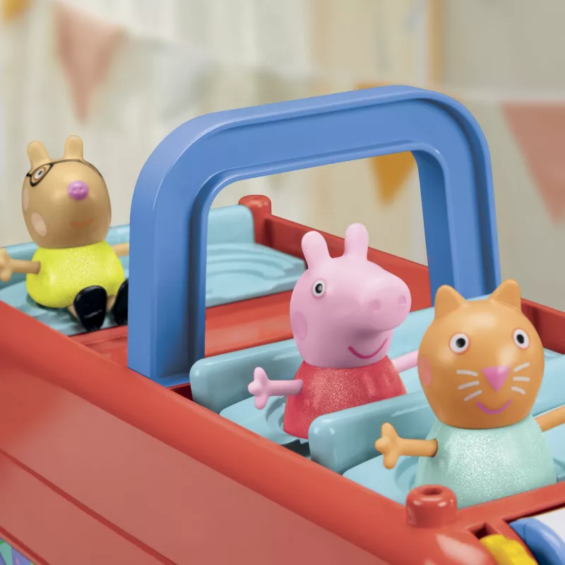 Peppa Pig 2-in-1 Ballīšu autobuss, Darbība/Piedzīvojumi, 3 gadi, Daudzkrāsains, Plastmasa
