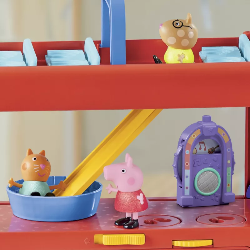 Peppa Pig 2-in-1 Ballīšu autobuss, Darbība/Piedzīvojumi, 3 gadi, Daudzkrāsains, Plastmasa