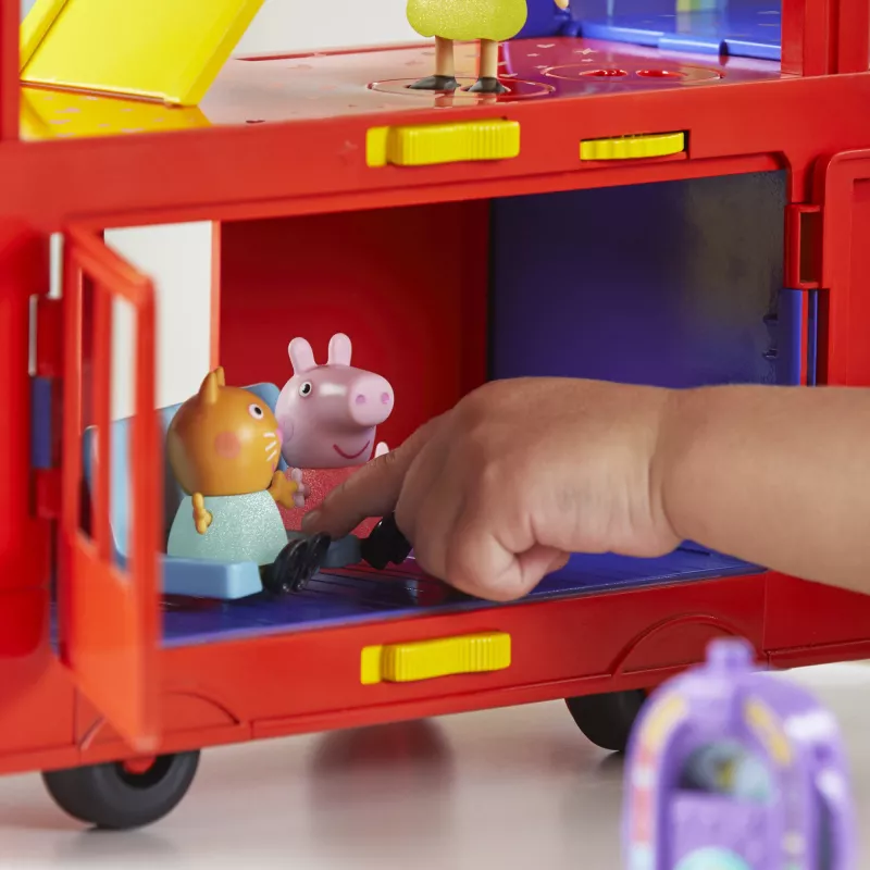 Peppa Pig 2-in-1 Ballīšu autobuss, Darbība/Piedzīvojumi, 3 gadi, Daudzkrāsains, Plastmasa