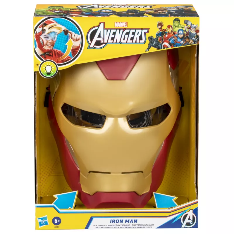 Marvel Avengers Dzelzs vīra Flip FX maska, bērnu, 5+ gadi, 1 gab.