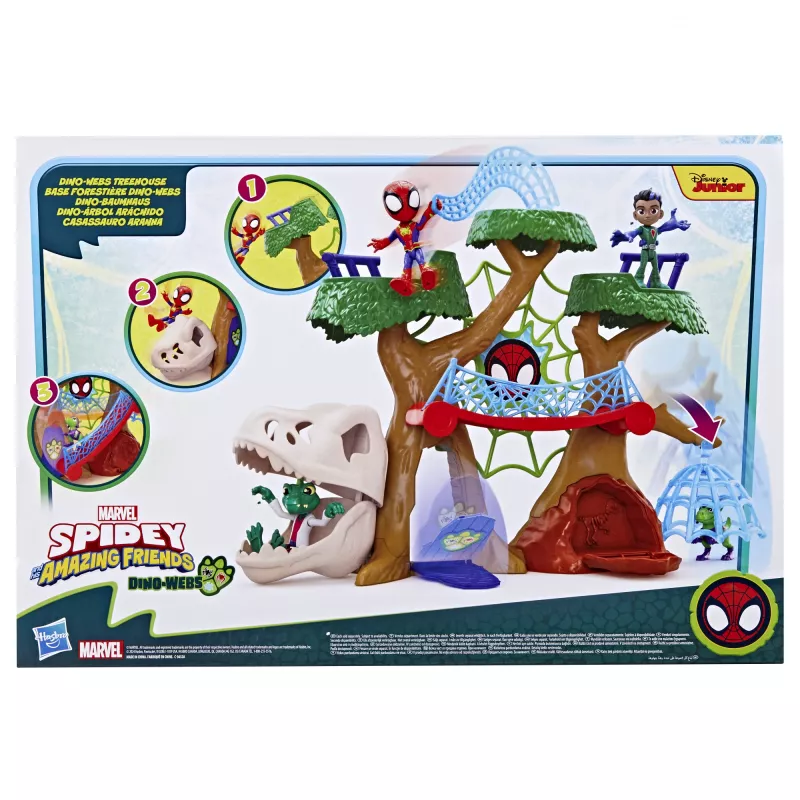 Rotaļu komplekts Hasbro Marvel Spidey and His Amazing Friends Dino Webs Treehouse