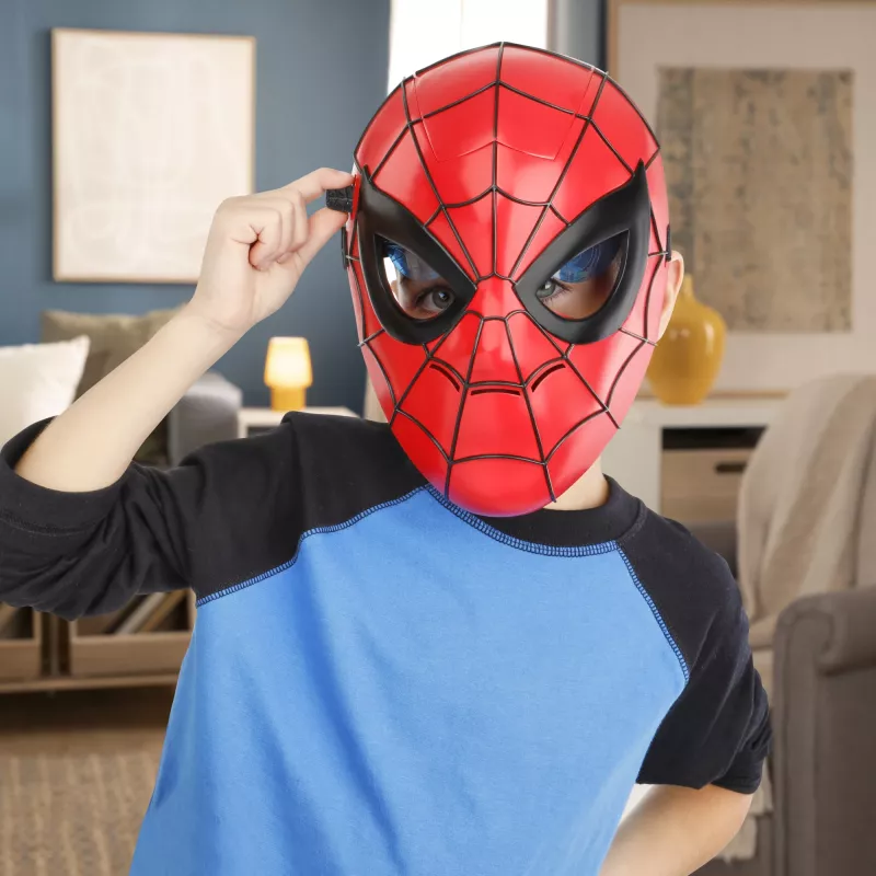 Marvel Spider-Man Glow FX maska sejai, pieaugušajiem un bērniem, 5+ gadi, 1 gab.