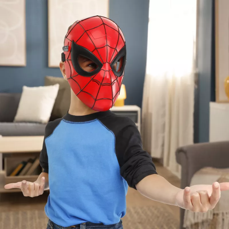 Marvel Spider-Man Glow FX maska sejai, pieaugušajiem un bērniem, 5+ gadi, 1 gab.