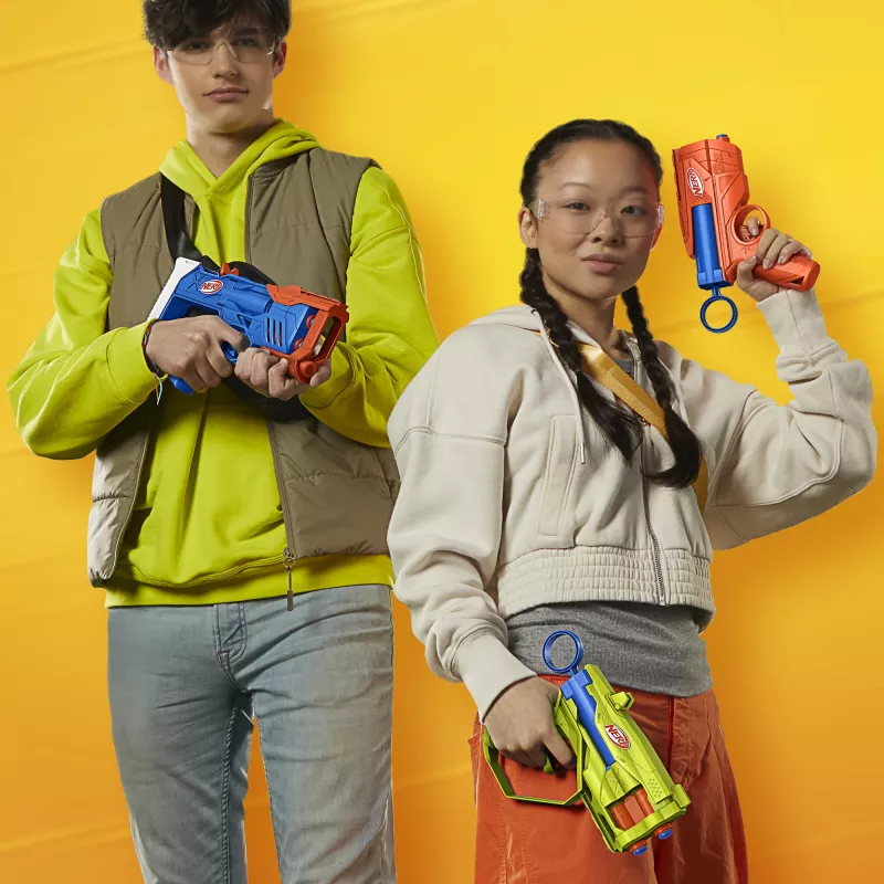 Nerf N Series Triple Action Pack, rotaļu šāvējs, 8 gadi