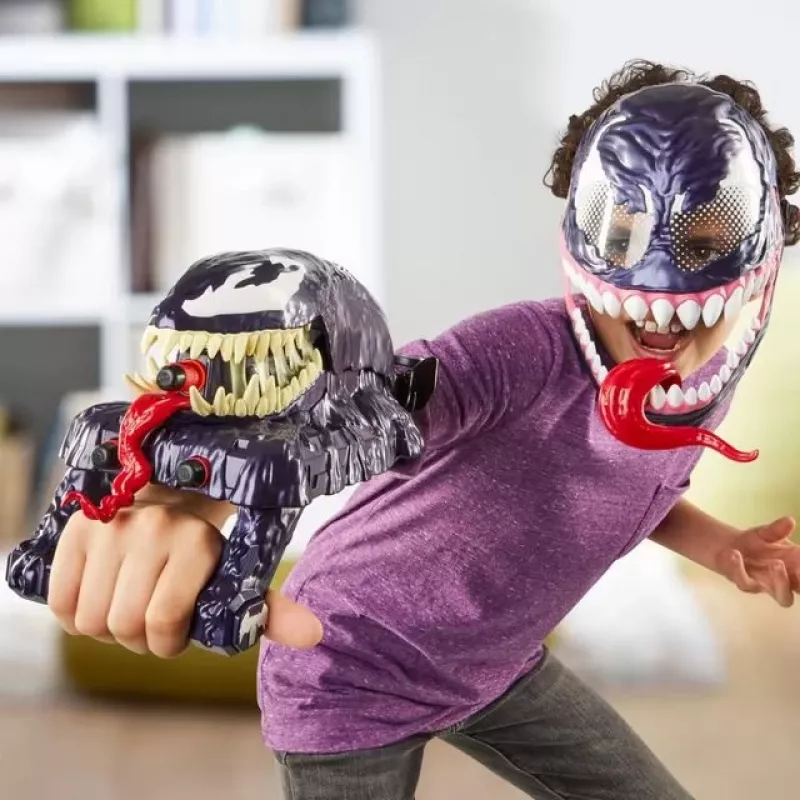 Rotaļu cimds blasteris Hasbro Marvel Spider-Man Venom Strike Blaster Violet
