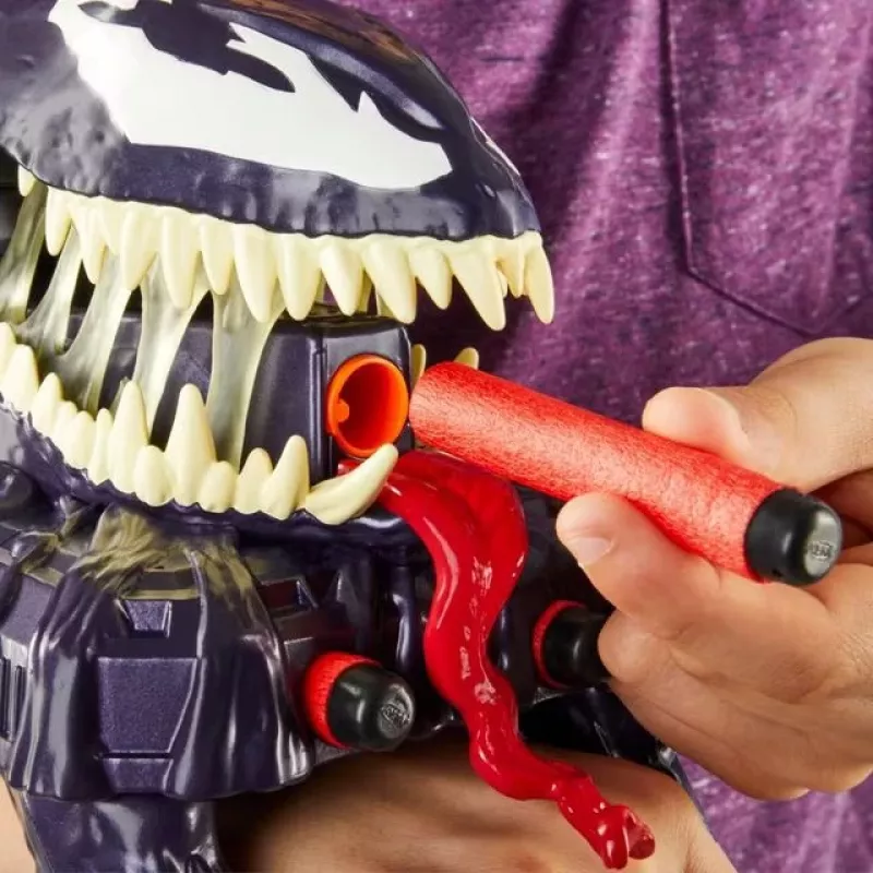 Rotaļu cimds blasteris Hasbro Marvel Spider-Man Venom Strike Blaster Violet