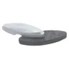 Nobo Glass Whiteboard Eraser – stikla tāfeles dzēšgumija, sudraba, 42x200x58 mm