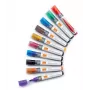 Nobo Liquid Ink baltās tāfeles marķieri ar lodveida galu, 10 iepakojumā, daudzkrāsaini