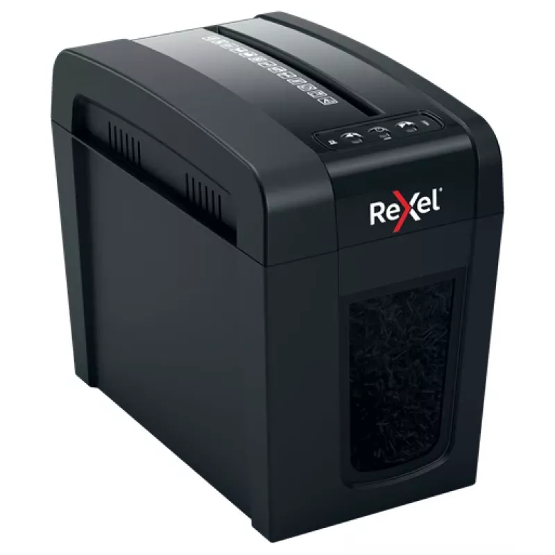 Rexel Secure X6-SL Whisper-Shred Šķērsgriezuma Papīra Smalcinātājs P4
