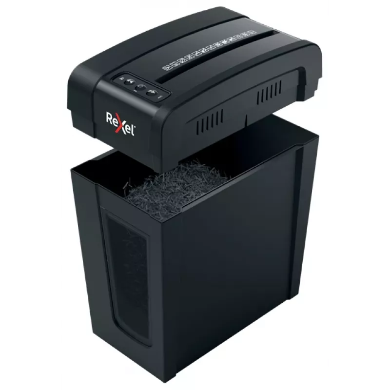 Rexel Secure X8-SL Whisper-Shred šķērsgriezuma papīra smalcinātājs P4
