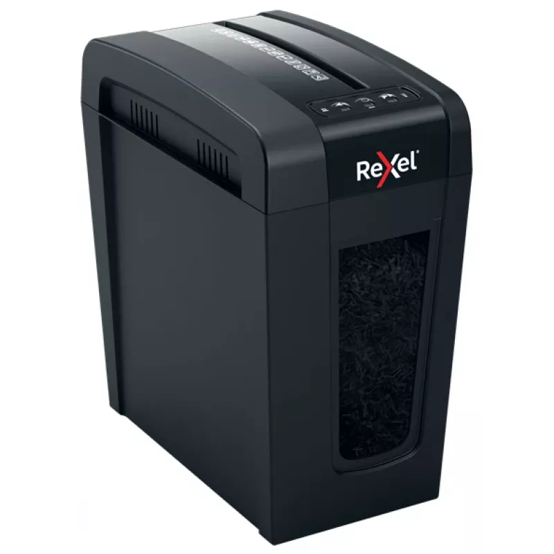 Rexel Secure X8-SL Whisper-Shred šķērsgriezuma papīra smalcinātājs P4