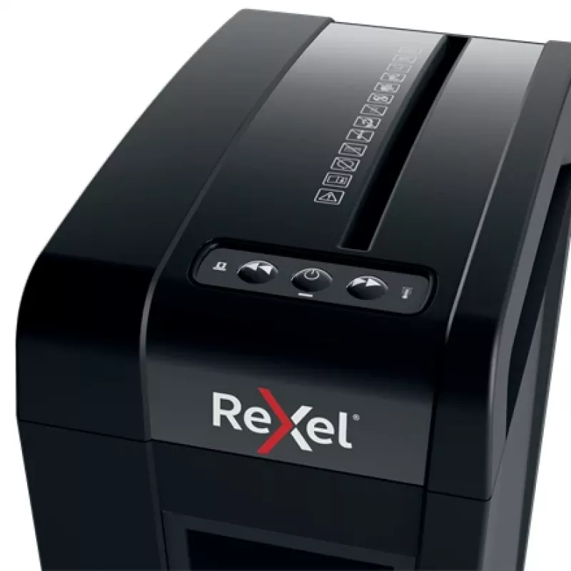 Rexel Secure X8-SL Whisper-Shred šķērsgriezuma papīra smalcinātājs P4