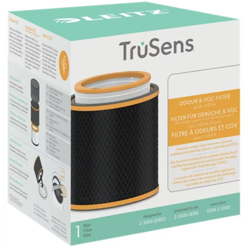 Leitz Odour and VOC 3-in-1 HEPA filtru cilindrs TruSens Z-3000 / Z-3500 lielajam gaisa attīrītājam