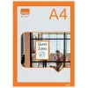 Nobo pašlīmējošs magnētiskais plakātu rāmis A4, oranžs