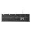 Kensington KB515 EQ vadu tastatūra ar USB-C/USB-A, pilnizmēra (100%), QWERTY, pelēka