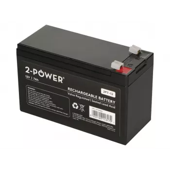 2-Power 2P7-12 UPS akumulators Slēgtais svina-skābes (VRLA) 12 V 7 Ah