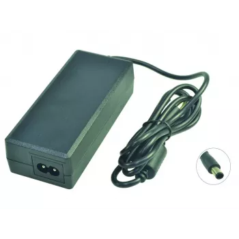 2-Power AC Adapter 19.5V 4.62A 90W ar tīkla kabeli, Dell Latitude D600, Melns
