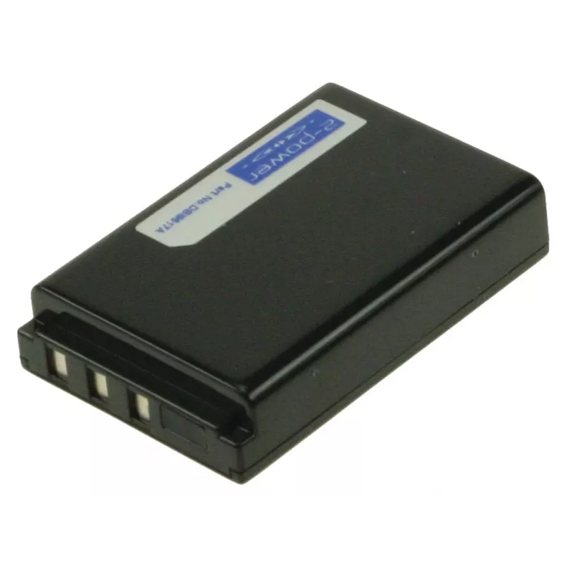 2-Power digitālās kameras akumulators 3.7V 1600mAh