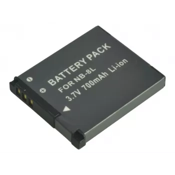 2-Power akumulators digitālajai kamerai 3.7V 700mAh