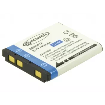 2-Power akumulators digitālajai kamerai 3.7V 600mAh