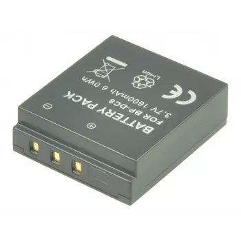 2-Power akumulators digitālajai kamerai 3.7V 1300mAh, 1100 mAh, 3.7 V, Litija-jonu