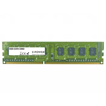 2-Power 8GB DDR3 1600 MHz DIMM atmiņas modulis, 8 GB, 1 x 8 GB, DDR3, 1600 MHz, 240-pin DIMM, zaļš