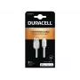 Duracell Sync/Charge kabelis 1 m balts, USB A, Lightning, 2.0