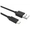Duracell Sync/Charge kabelis 2m melns, USB A - Lightning, 2.0