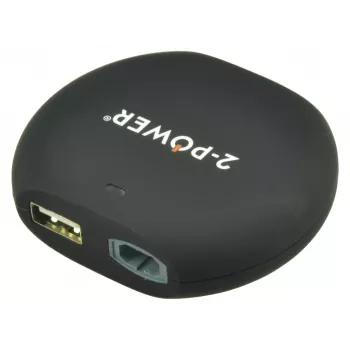2-Power 12V auto lādētājs 15-20V 90W + 2.1A USB, 15 V, Melns, 54 mm, 67 mm, 18 mm, 194 g
