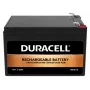 Duracell 12V 12Ah VRLA akumulators, noslēgts svina-skābes (VRLA), 12 V, 12 Ah, 12000 mAh, 144 Wh, melns