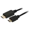 2-Power CAB0039A video kabeļa adapteris 2 m DisplayPort uz HDMI Type A (Standarta) Melns