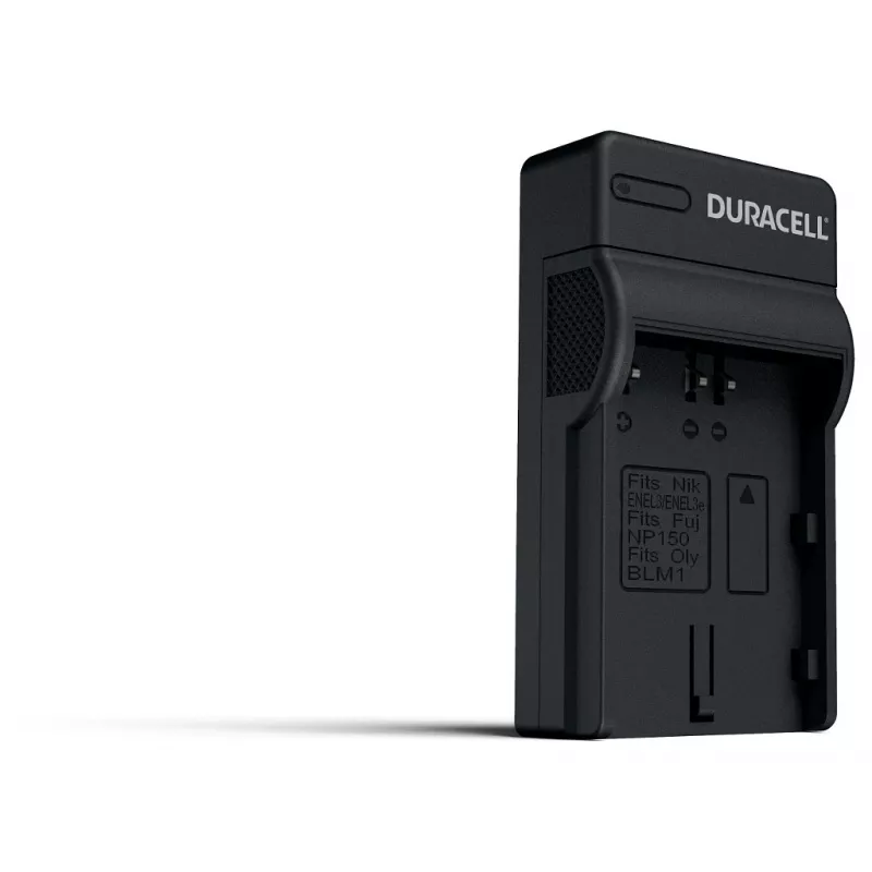 Duracell USB lādētājs digitālajām kamerām Nikon EN-EL3e, FujiFilm NP-150, melns
