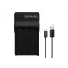 Duracell USB lādētājs digitālajām kamerām Nikon EN-EL3e, FujiFilm NP-150, melns