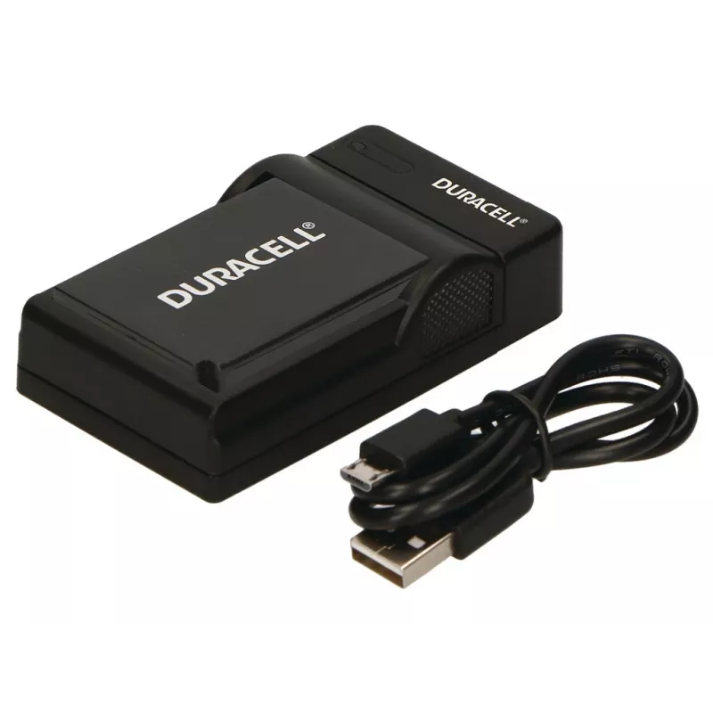 Duracell USB lādētājs Nikon EN-EL20/EN-EL22/EN-EL24 akumulatoriem, melns