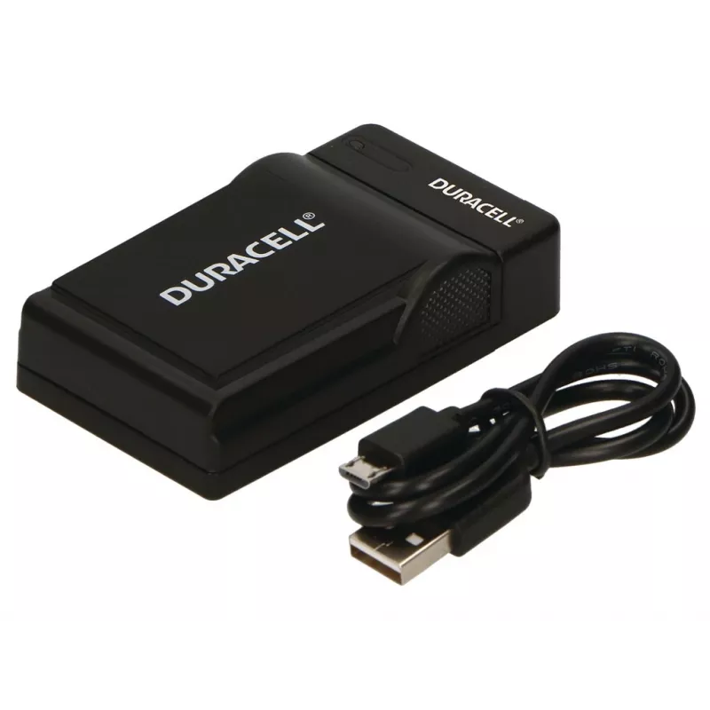 Duracell USB lādētājs Panasonic CGA-S005/S007/S008 akumulatoriem, melns