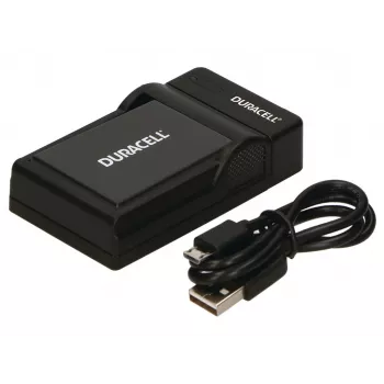 Duracell USB lādētājs Panasonic DMW-BLD10E akumulatoriem, melns