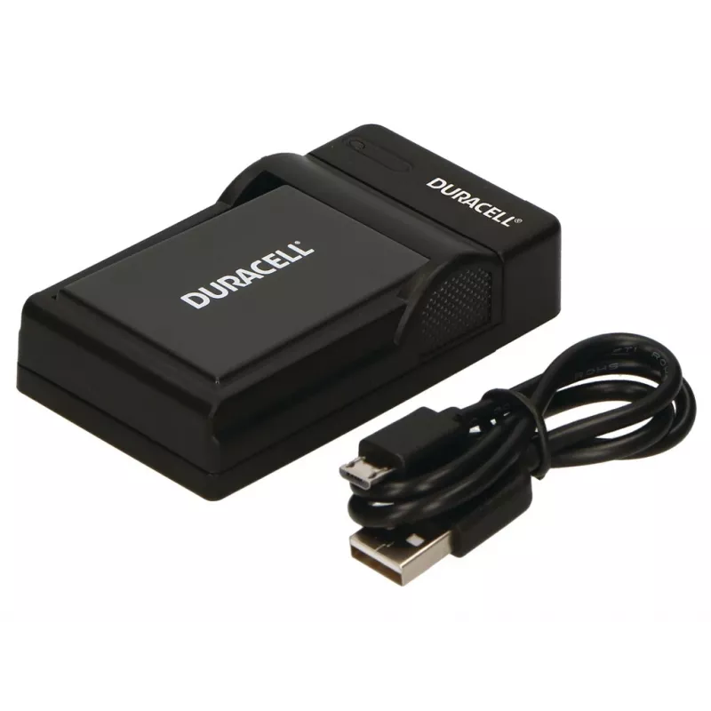 Duracell USB lādētājs Panasonic DMW-BLD10E akumulatoriem, melns