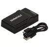 Duracell USB lādētājs GoPro Hero 4 akumulatoriem, melns