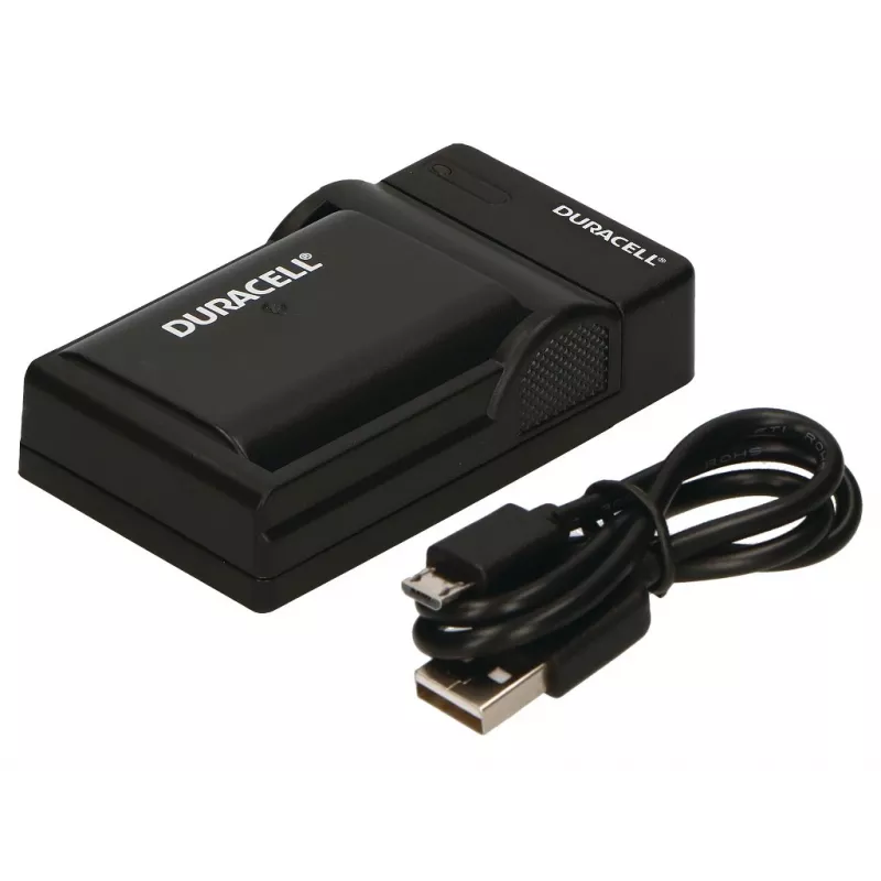 Duracell USB lādētājs Panasonic DMW-BLF19 akumulatoriem, melns